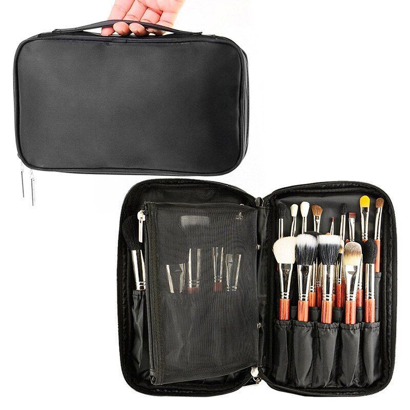 Cosmetic Bag Beauty Case Toiletry Brush Organizer Makeup Bag Traveling 27*17*4CM