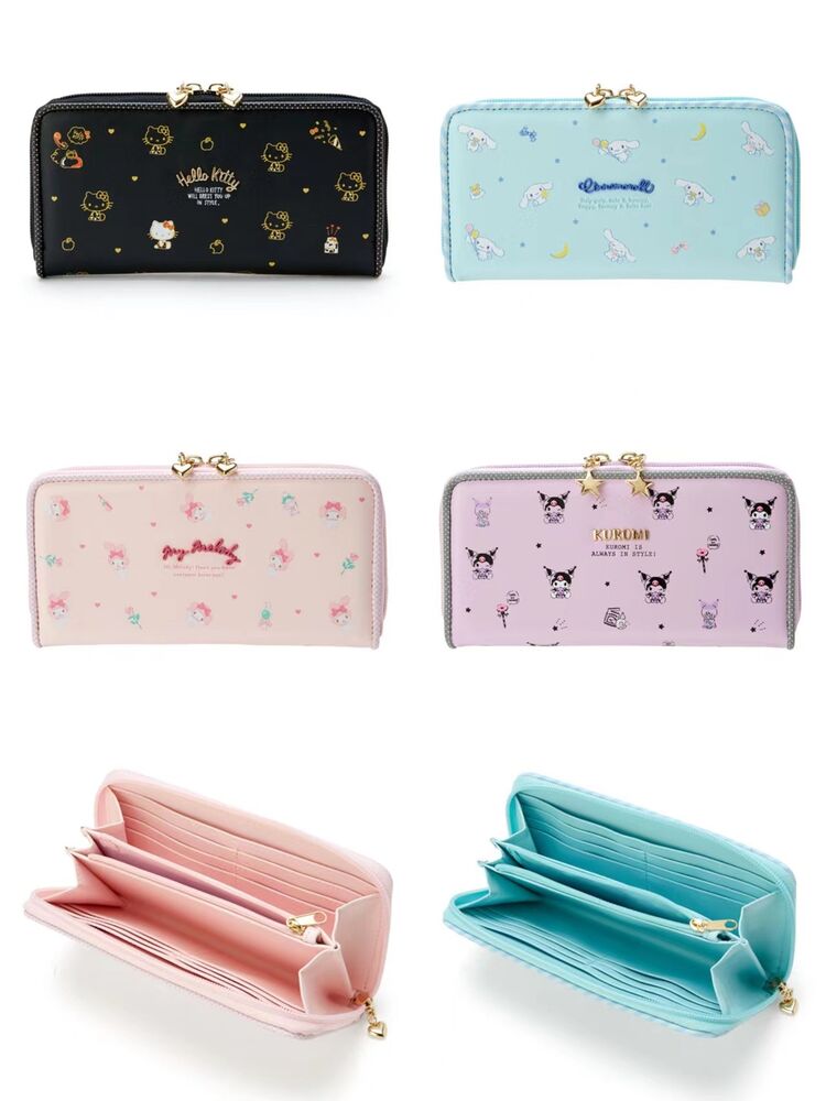 New Cinnamoroll kuromi Small and Cute Girls' Fashion Wallet Card Bag in Stock