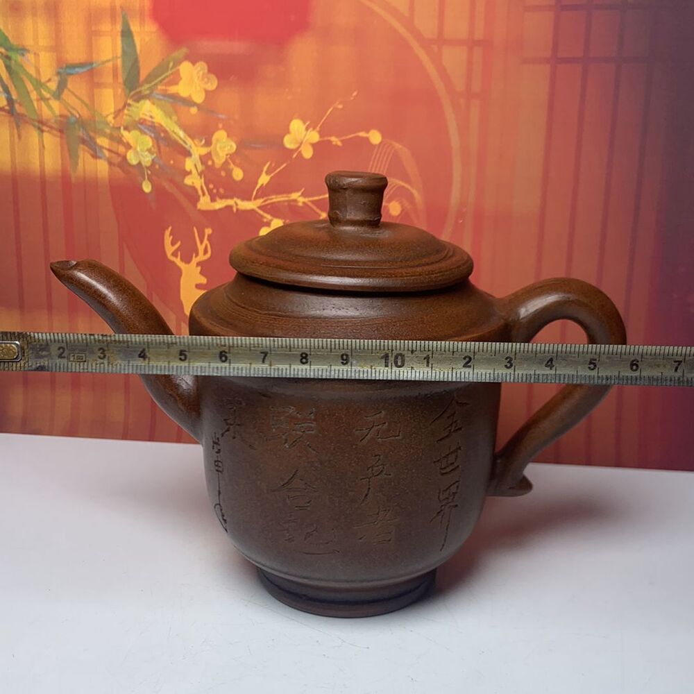 Vintage Chinese Yixing Purple Clay Teapot Zisha Ceremony Fashion Orchid Teaware