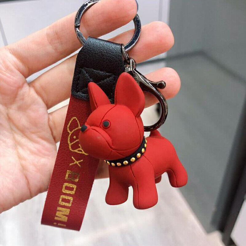 Creative Law Fighting Dog Cartoon Keychain Cute Doll Keychain Bag Pendant