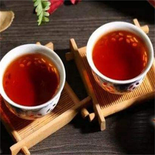 Pu-Erh In Iron Box Health Care Black Tea Small Square Brick Tea Natural 250g