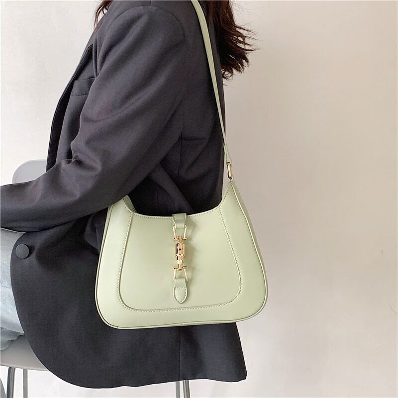 Underarm Shoulder Side Bags Women PU Leather Ladies Handbags And Purses
