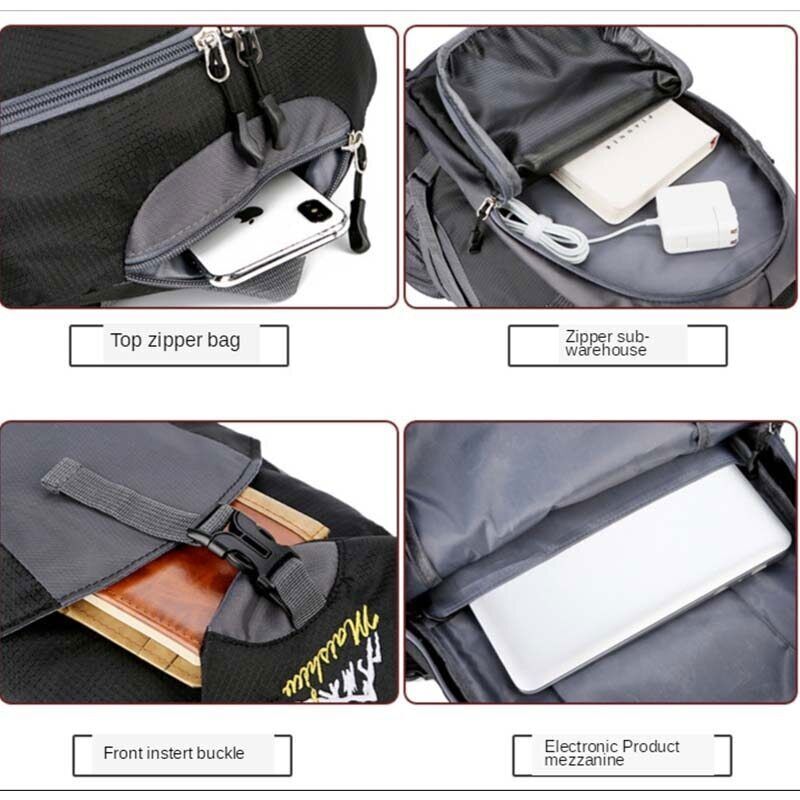 Men Backpack Travel Pack Sports Bag Pack Mountaineering Hiking Camping Backpack