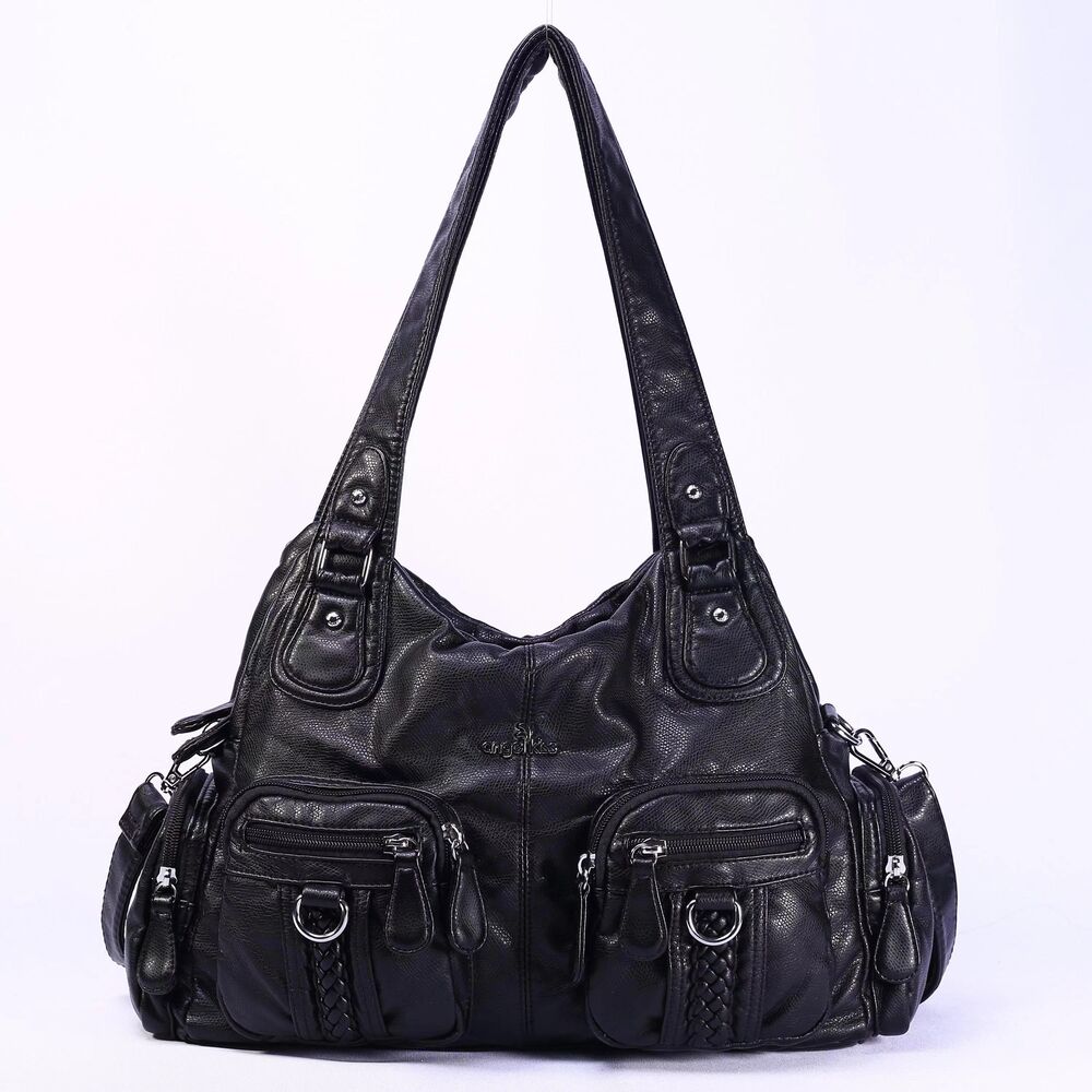Shoulder Bag Crossbody Multifunctional Handbag Waterproof Purse Traveling Pack