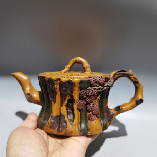 Vintage Chinese Yixing Purple Clay Teapot Zisha Ceremony Fashion Gift Teaware