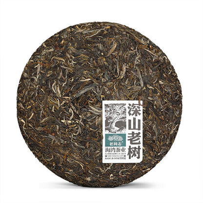Pu-Erh, Old Comrade, Deep Mountain Old Tree Cake Tea, 2021y, 500g, Raw