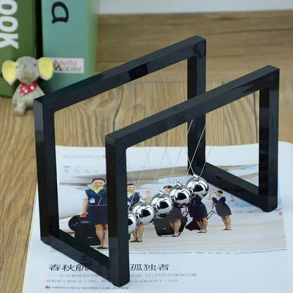 Newton's Swinging Balance Ball Metal Figurines Office Desk Decorations Ornaments