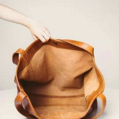 Women Extra Large Casual Soft Leather Handbag Shoulder Shopper PU Tote Bag ##