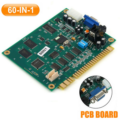 60 In 1 Console Motherboard PCB Board Output for Classic Jamma Arcade Video Game