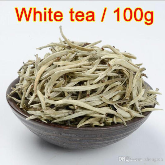 Bai Hao Ying Zhen White Tea Baihaoyinzhen Silver Needle Tea Natural Organic 100g