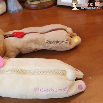 Plush Pencil Cases Cute Pencil Purse Traveling Pouch Organizer Pen Bags Zipper