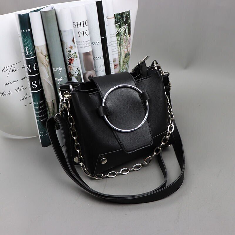 Bag Handbags Women PU Leather Chain All-match Shoulder Bag