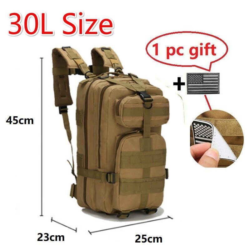 Nylon Backpack Outdoor Tactical Sports Camping Hiking Hunting Bag