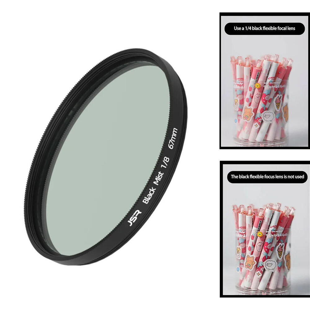 Universal Camera Lenses Pro Black Mist 1/4 1/8 Filter Waterproof Soft Focus Slim