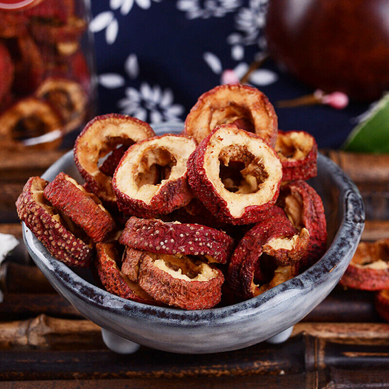 Dried hawthorn slices, farmhouse seedless appetizer, authentic hawthorn