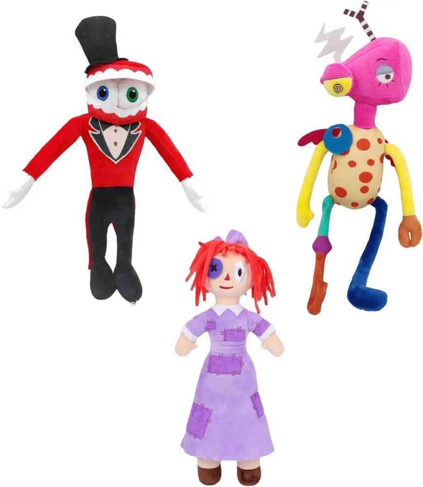 Digital Circus stuffed toys Pomni and Jax Plushies doll Christmas Birthday gift