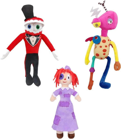 Digital Circus stuffed toys Pomni and Jax Plushies doll Christmas Birthday gift