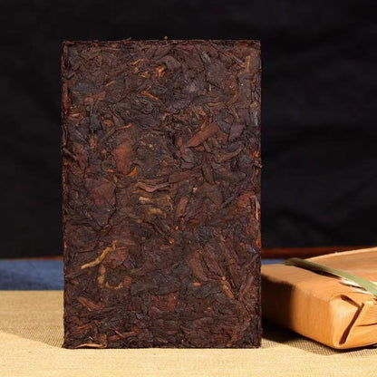 Yunnan Boiled Pu-erh Tea Brick Pu'er Black Tea 250g Menghai Maker -