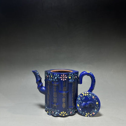 vintage chinese yixing purple clay teapot zisha ceremony teaware collection rare