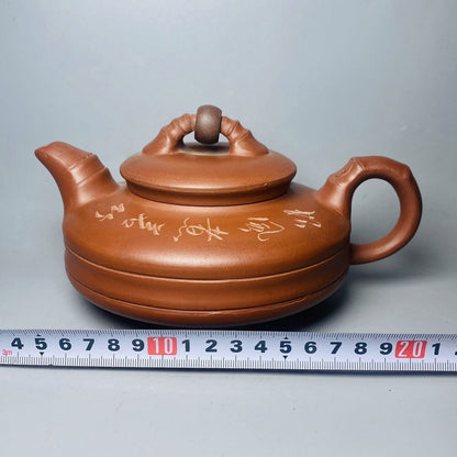 Vintage Chinese Yixing Purple Clay Teapot Zisha Ceremony Exquisite Teaware Rare