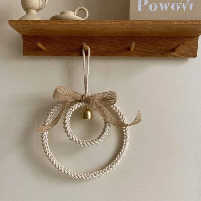 Wind Chimes Wooden INS Nordic Style Baby Rattles Kids Room Nursery Hanging Decor