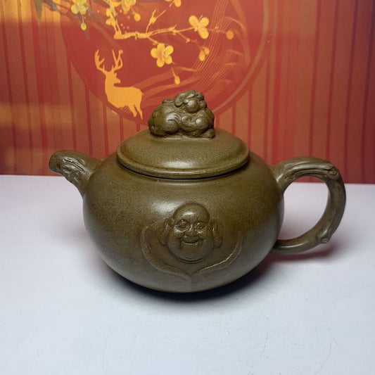Chinese Yixing Purple Clay Teapot Tea Set Pot Zisha Ceramic Cute Decor Figurine