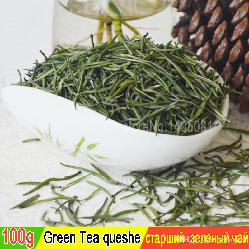 2023 High Quality Green Tea Mingqian Fried Queshe Maojian Tea Green Healthy 100g