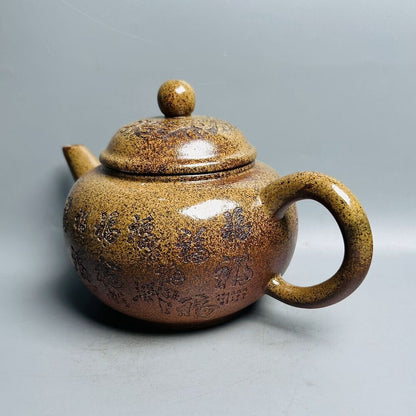 Vintage Chinese Yixing Purple Clay Teapot Zisha Ceremony Exquisite Teaware Rare