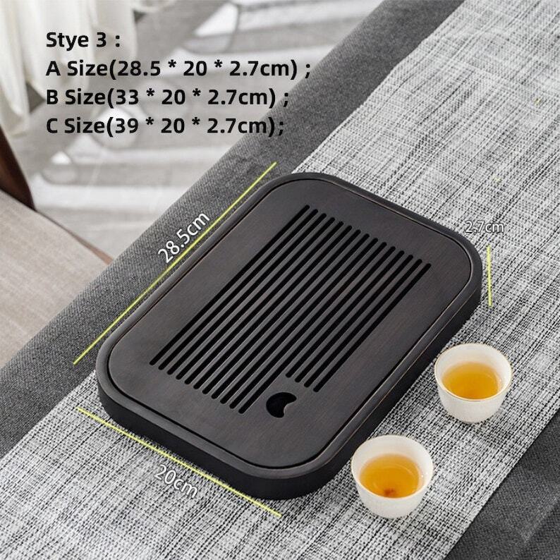 Chinese Wooden Tea Tray with Drainage|Gong Fu tea Tray