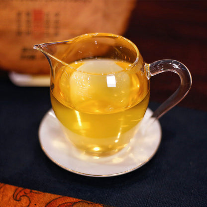 357g Yunnan Pu'er Tea Raw Tea Mint Hetang Cake Tea Healthy Organic Tea