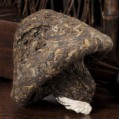 250g Pu Erh Aged Pu Er Bao Yan Jin Cha Xiaguan FT7683-11 Mushroom TuoCha
