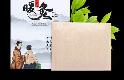10pcs Wormwood Warm Moxibustion Plaster Paste Moxa Self-heating Mugwort Paste 艾灸
