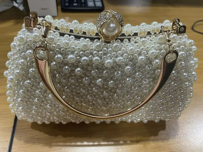 Bag Lady Wedding Women Pearl Handbags Party Dinner Shoulder Bags