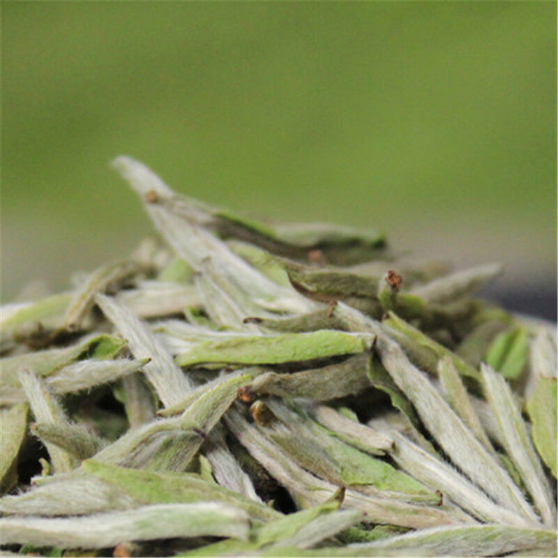 300g Old Fu Ding Natural Silver Needle White Tea Cake Organic Chinese Green Food