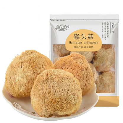 250g China Genuine Hericium Erinaceus Original Dried Houtougu Herbal Health Care