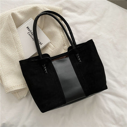 Womens PU Leather Shoulder Bag Tote Purse Handbag Messenger Crossbody Satchel