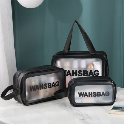 Transparent PVC Storage Bags Travel Organizer Makeup Bag Cosmetic Case Toiletry