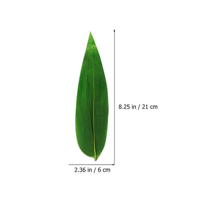 Fake Leaves 100Pcs Japanese Green Leaf Sushi Sashimi Dish Plate Tray Decorations