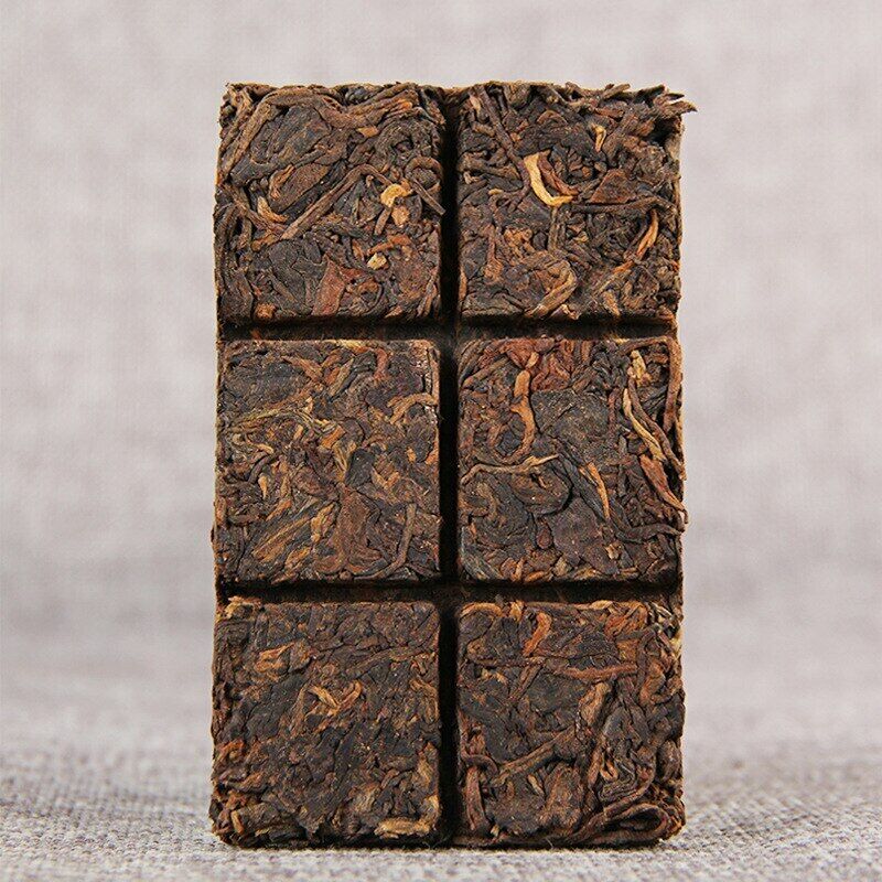 40g Chinese Mini Puerh Brick Yunnan Ancient Tree Shu Puerh Instant Ripe Puer