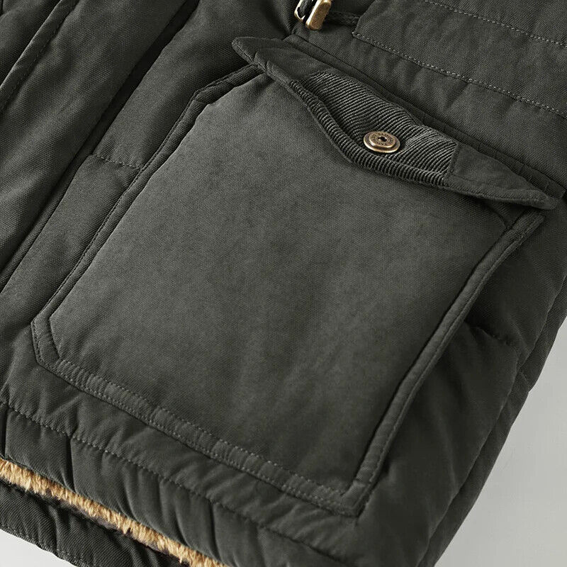 Men Coats Winter Jacket Men Outwear Coat Mens Jackets Overcoat Fur Thicking Coat