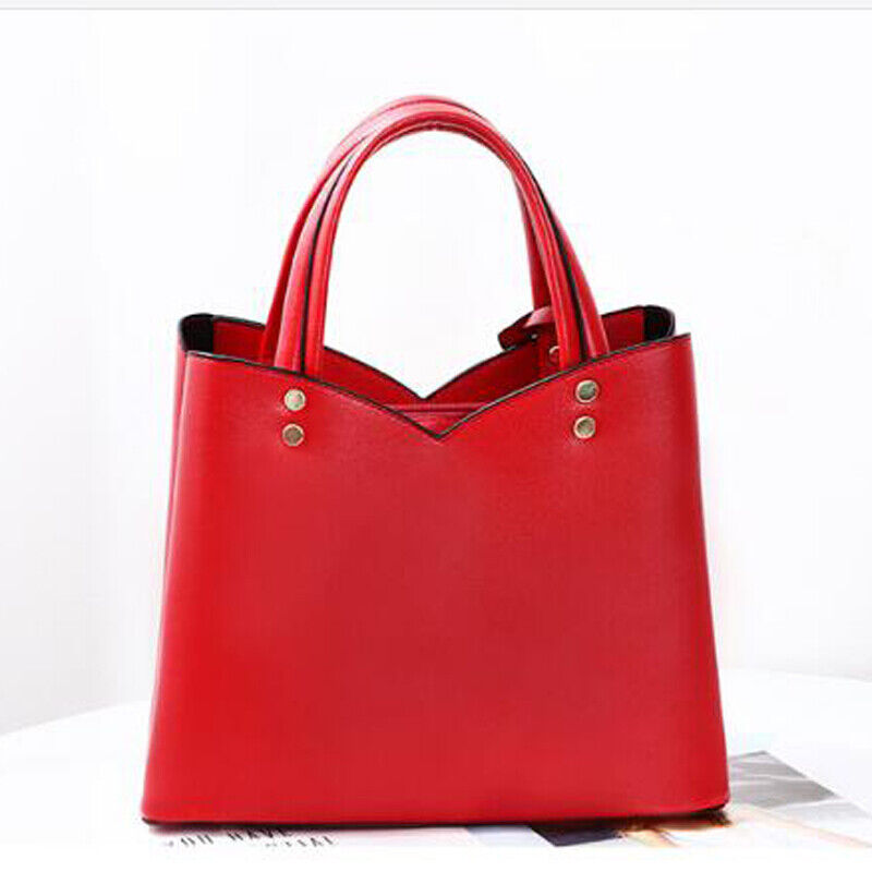 Womens Ladies PU Leather Handbag Shoulder Purse Messenger Satchel Crossbody Tote