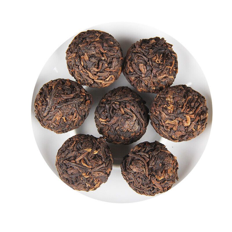 500g Small Grain Tea Ancient Tree Longzhu Tuocha Bulk Bingdao Cooked Pu'er Tea