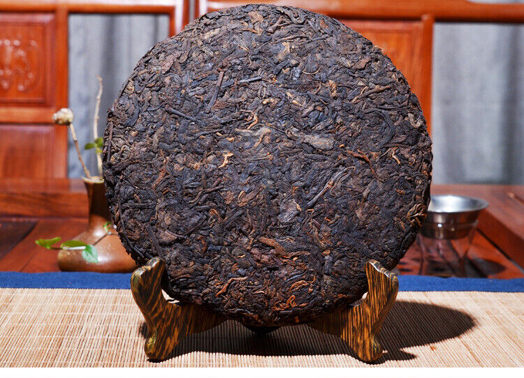 Organic Pu'er Tea Black Tea Menghai Seven Sub-cake Tea 357g Yunnan Ripe Puer Tea