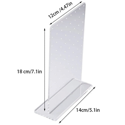 Jewelry Display Stands Acrylic Clear Board Tongue Stud Navel Earrings Organizers
