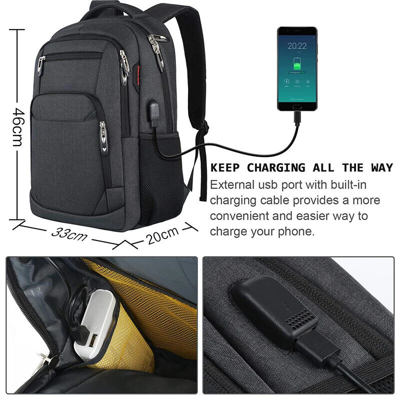 Backpack Men 17.3 Backpack Bag Oxford Outdoor Backpack Computer Bag