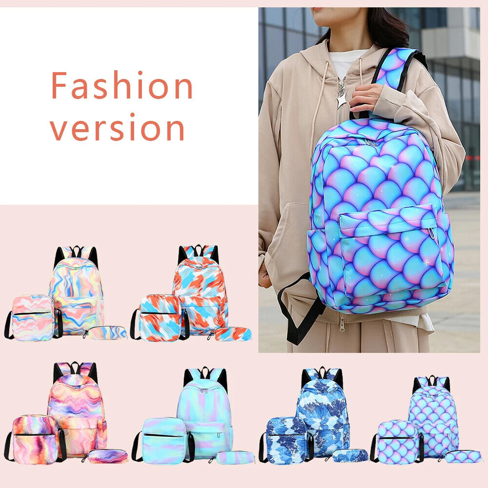 Travel Backpacks Women Backpack Rainbow Kids Schoolbags Girls Student Bookbags