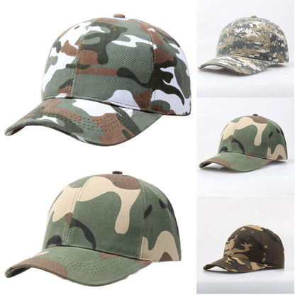 Mens Womens Camouflage Baseball Cap Army Hat Camo Military Fishing Leisure Cap~