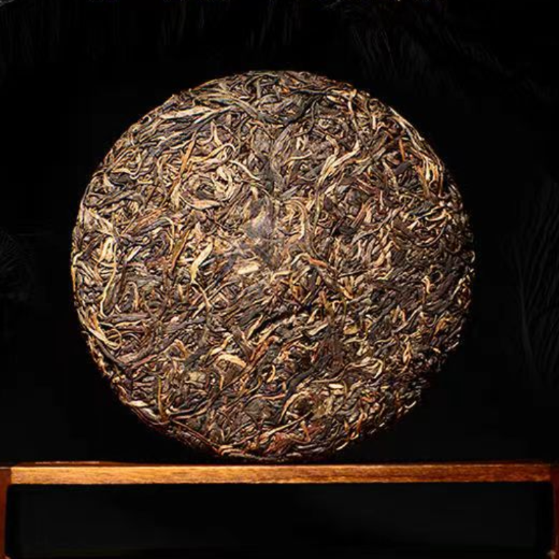 357g Yunnan Pu-erh Raw Tea Golden Mansong Raw Pu'er Tea Cake Spring Puerh Tea