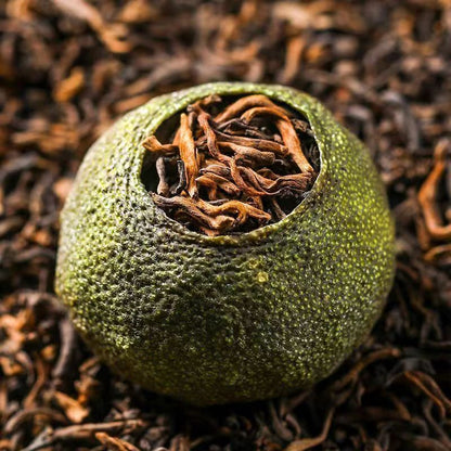 100g Tangerine Peel Ripe Puerh Tea Small Green Mandarin Orange Pu-erh Black Tea
