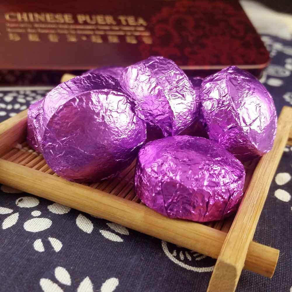 Jasmine Mini Tuocha Ripe Puer, Delicate Box Pack Shu Puerh Tea 75g